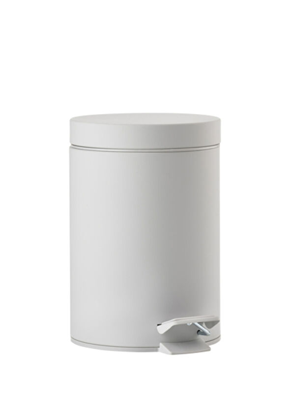 Zone Denmark Solo Soft Gri Pedallı Banyo Çöp Kovası 3 Lt - 1
