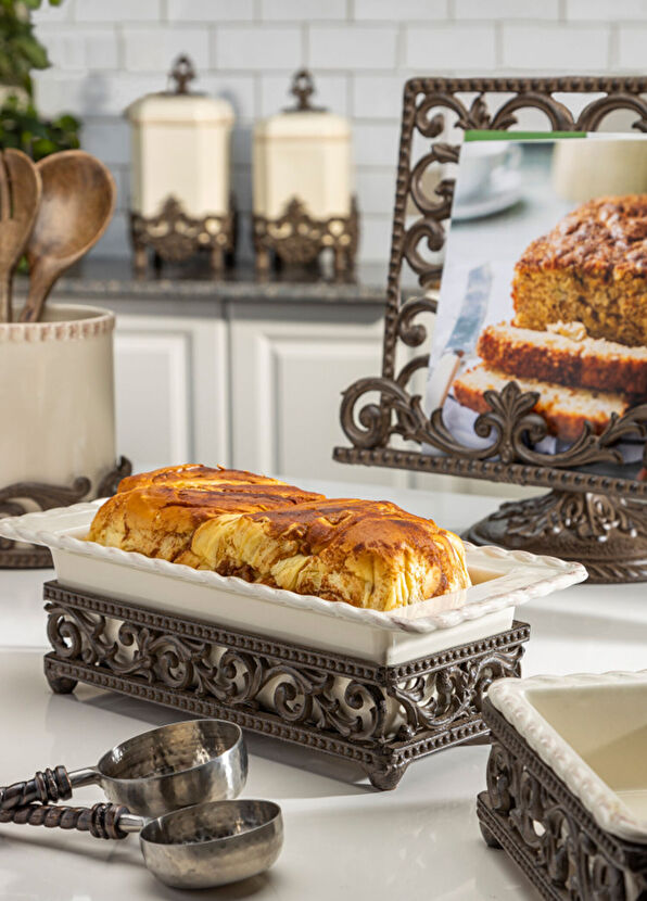 Gg Collection Stonewr Krem Ekmek Kutusu - 2