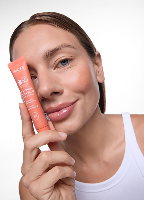 Babe Laboratorios Lip Cheek Balm Nude SPF50 Dudak ve Yanak Balmı 20 ml - 3