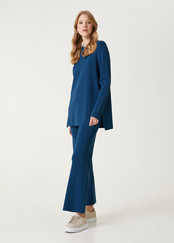 Beymen Club Petrol Triko Pantolon - 1