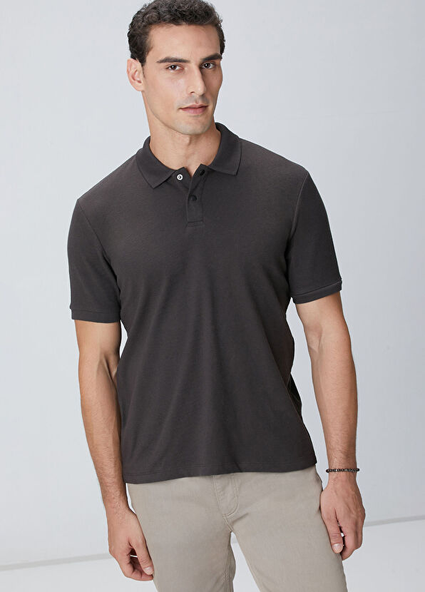 Network Kahverengi Polo Yaka T-shirt - 2
