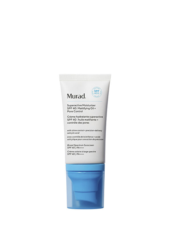 Murad Superactive Moisturizer Mattifying Oil+Pore SPF40 Dengeliyici Güneş Kremi 50 ml - 1