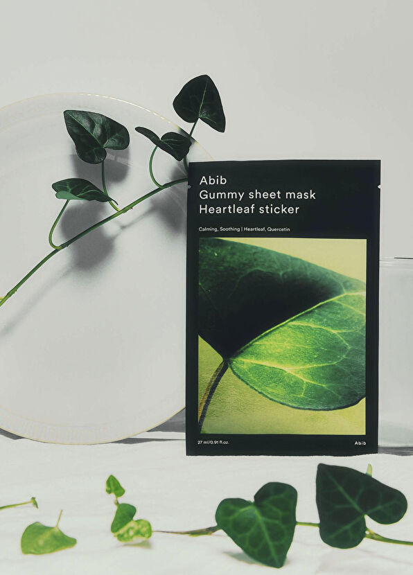 Abib Gummy Sheet Mask Heartleaf Sticker Soothing Paper Face Mask For Sensitive Skin 27 ml - 3