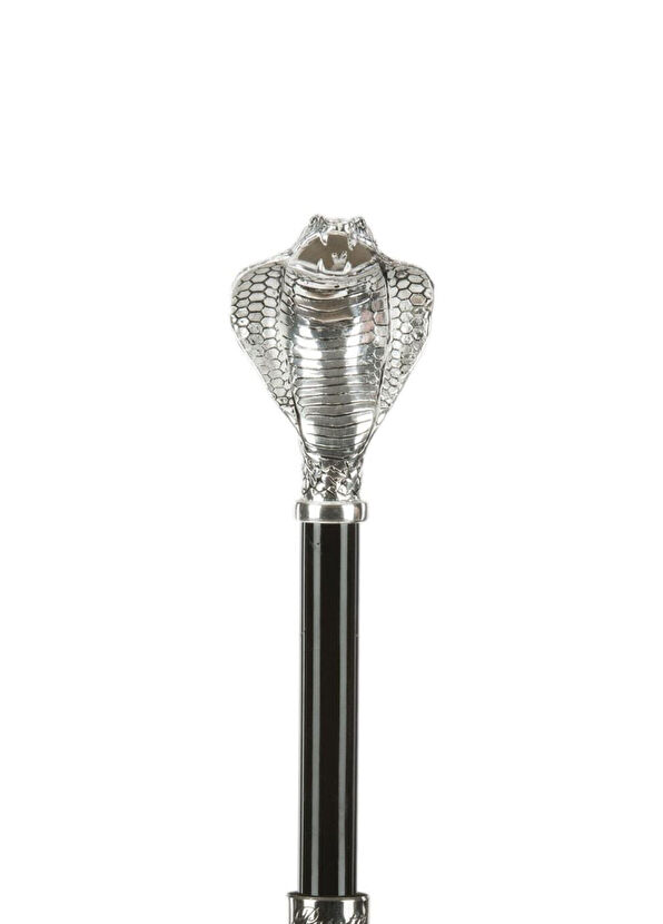 Pasotti Cobra Black Striped Unisex Umbrella - 4