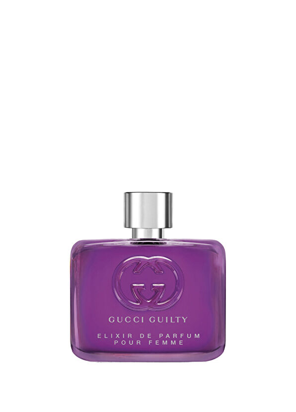 Gucci Guilty Elixir de Parfum Pour Femme 60 ml + Glow Highlighter 02 Frosted Lilac + Gucci Jewelry Bag and Mini Lipstick Makeup Set - 2