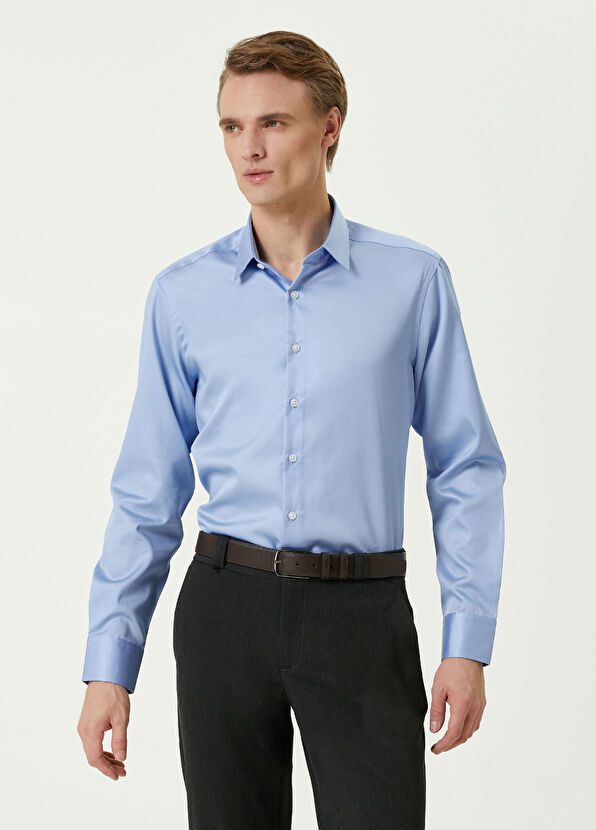 Beymen Club Comfort Fit Mavi Gömlek - 1