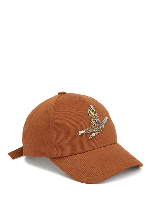 Beymen Club Taba Logo Detaylı Kadın Şapka - 1