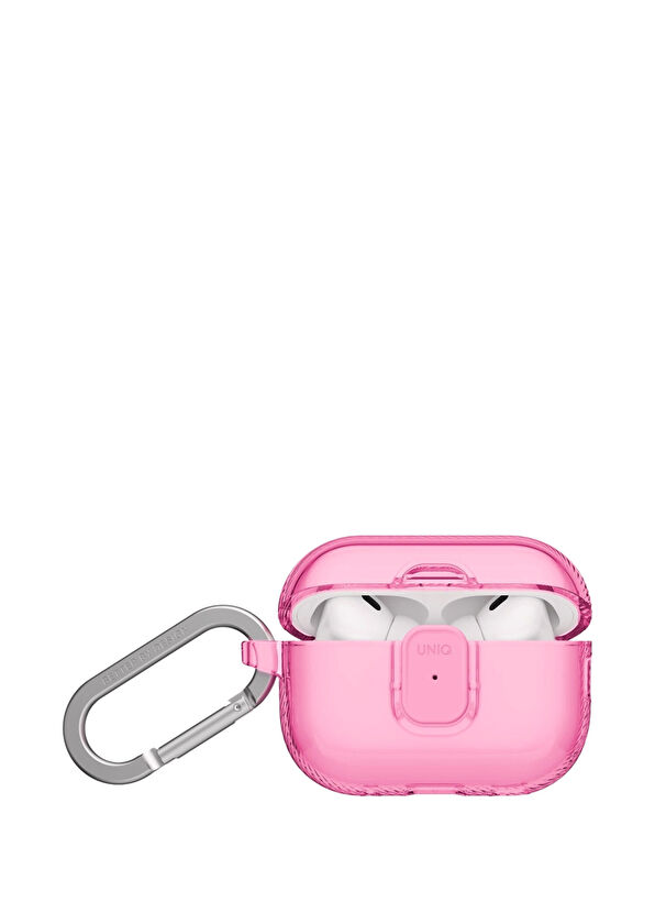 Uniq Glase Pro 3. Generation Pink Ziplock Airpods Pro 3 Headphone Case - 2