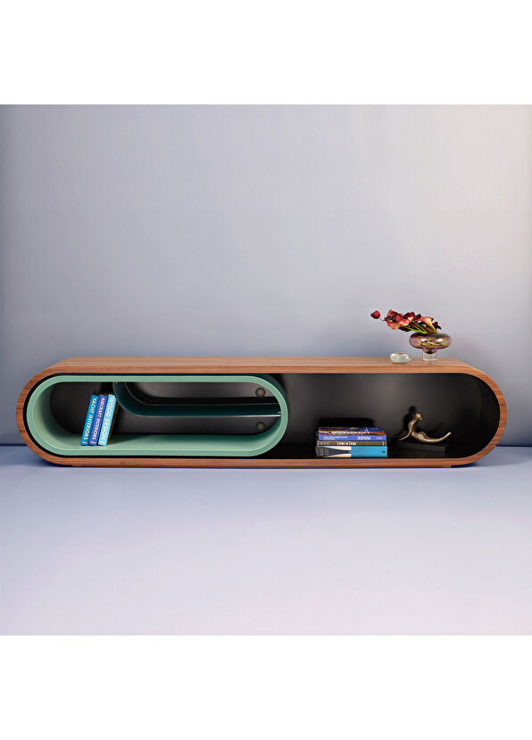 Gaen Studio Sleek Amerikan Ceviz TV Ünitesi - 2