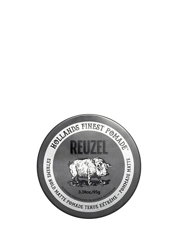 Reuzel Extreme Hold Matte Pomade Ekstra Güçlü Tutucu Mat Krem Wax 95 gr - 1