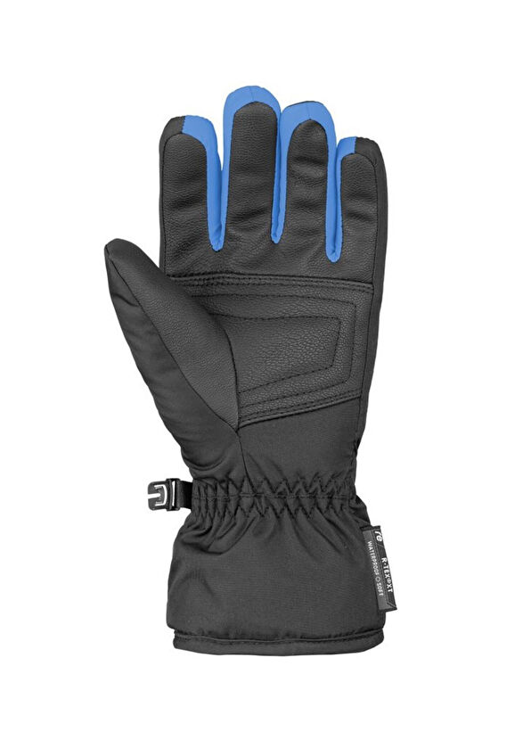 Reusch Alan Junior Skihandschoenen, winddicht, ademend, voor kinderen, jongeren, meisjes, jongens, voor een perfecte pasvorm, zwart-wit, 3