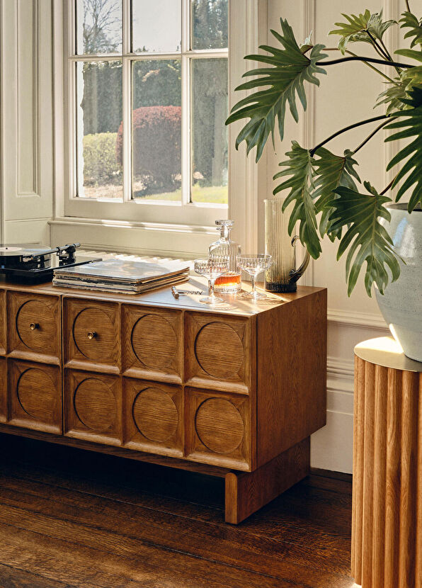 Latanwood Elliot Handmade Wooden Console - 2