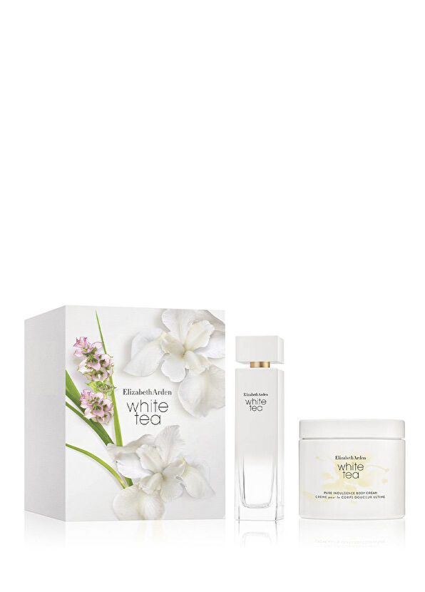 Elizabeth Arden White Tea EDT Spray 100 ml + Body Cream 400 ml Women's Perfume Set - 1