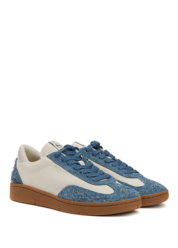 Michael Kors Wilton Mavi Beyaz Erkek Deri Sneaker - 2