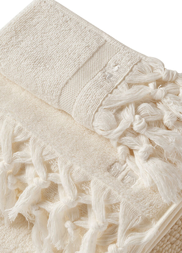 Ren Home Jumbai Light Ekru Pamuklu El Havlusu 50x100 cm - 2