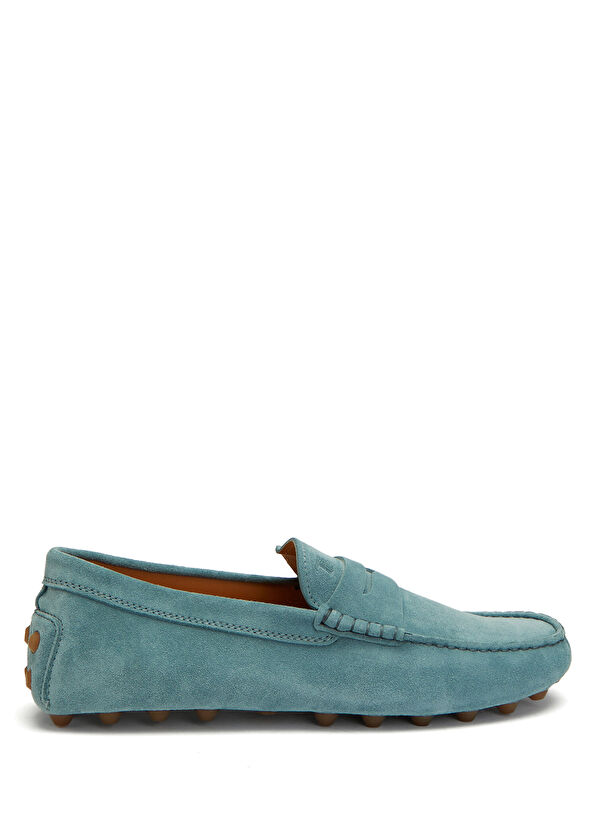 Tod's Macro Blue Men's Leather Driver - 1