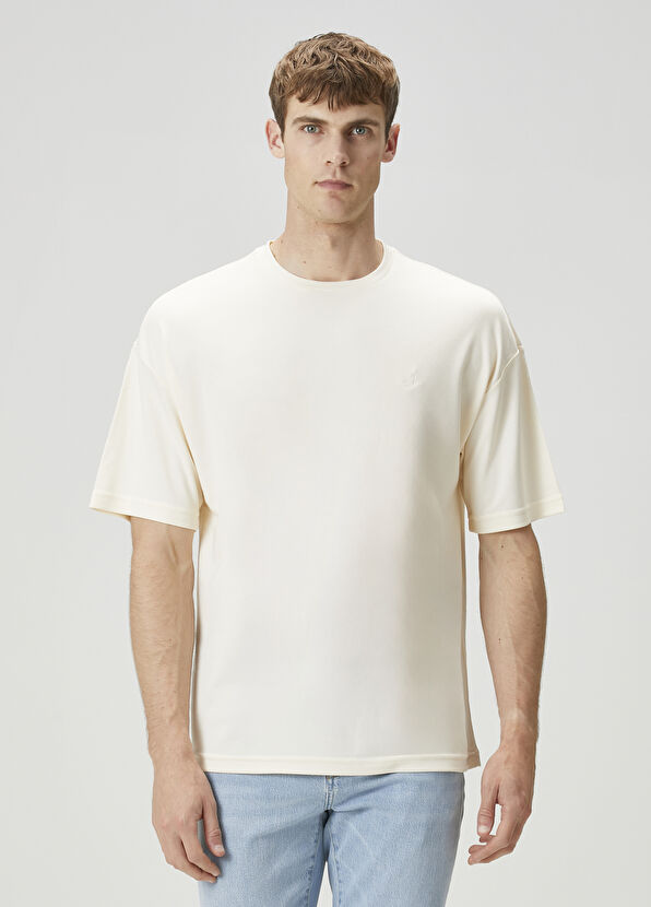 Beymen Club Ecru Oversized T-Shirt - 1
