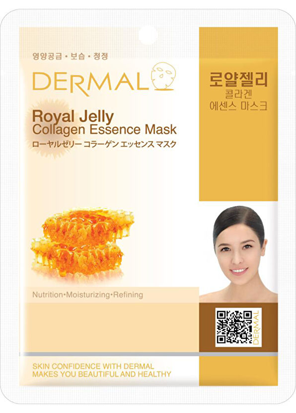 Dermal Nourishing Moisturizing Purifying Royal Jelly Extract Collagen 10-Pack Face Mask - 2
