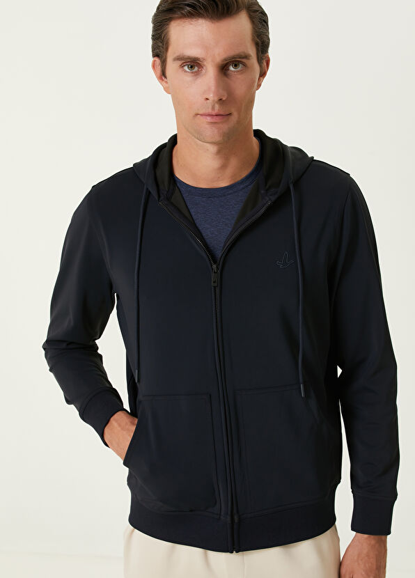 Beymen Club Lacivert Kapüşonlu Sweatshirt - 2