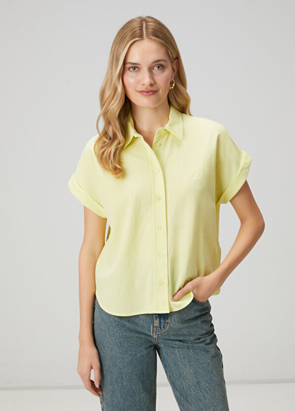 Beymen Club Açık Sarı Pike Gömlek - 1