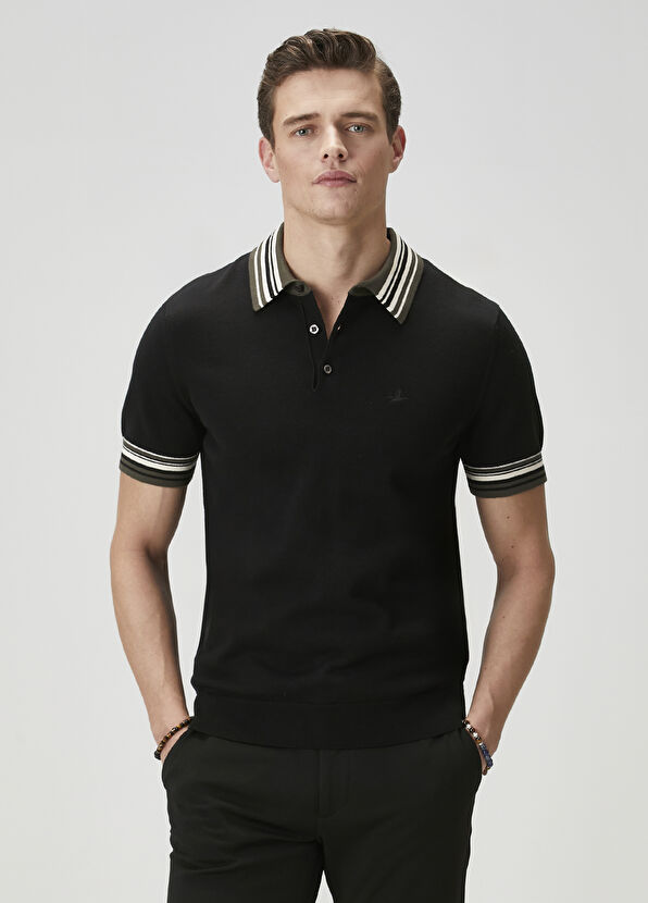 Beymen Club Siyah Polo Triko - 1