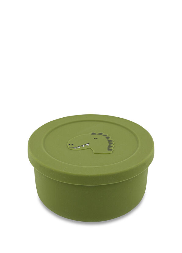 Trixie Mr. Dino Kids Snack Container with Silicone Lid - 1
