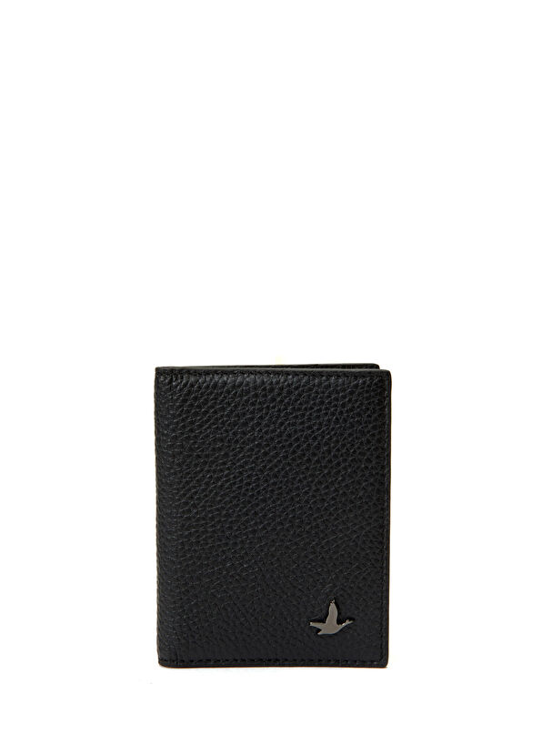 Beymen Club Black Men's Leather Card Holder - 1