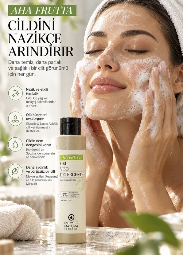 Physio Natura Aha Fruit Acid Purifying Facial Cleansing Gel 200 ml - 4