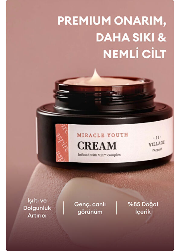 Village 11 Factory Miracle Youth Vegan %0.1 Retinol Canlandırıcı Yüz Kremi 50 ml - 2