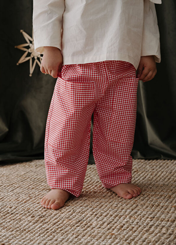 Ilo + Friends Barrel Checky Pants - 2