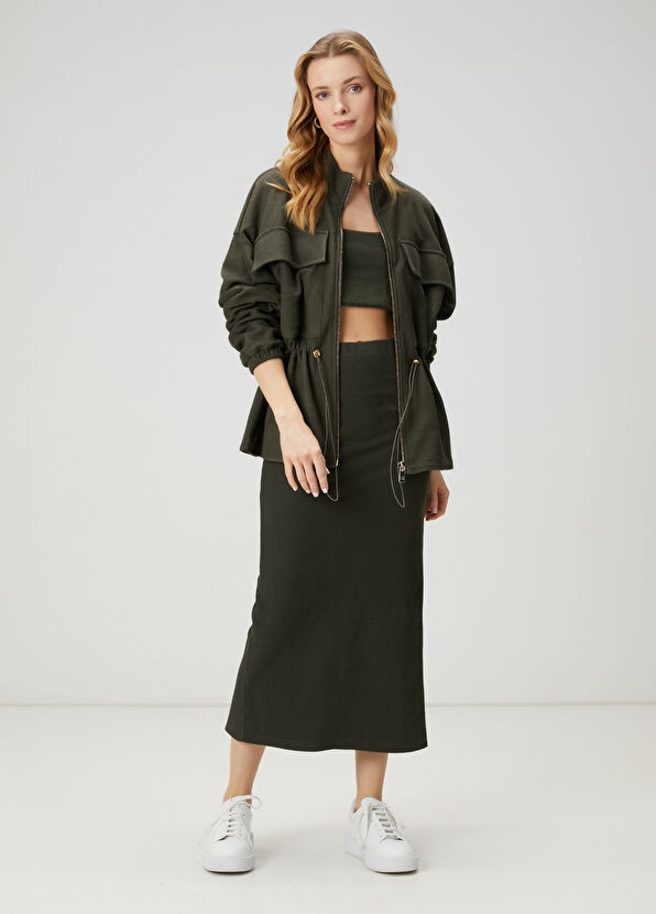 Beymen Club Koyu Haki Cropped Atlet - 2