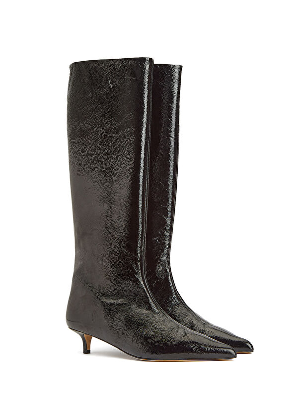 Beymen Club Black Women's Leather Boots - 2