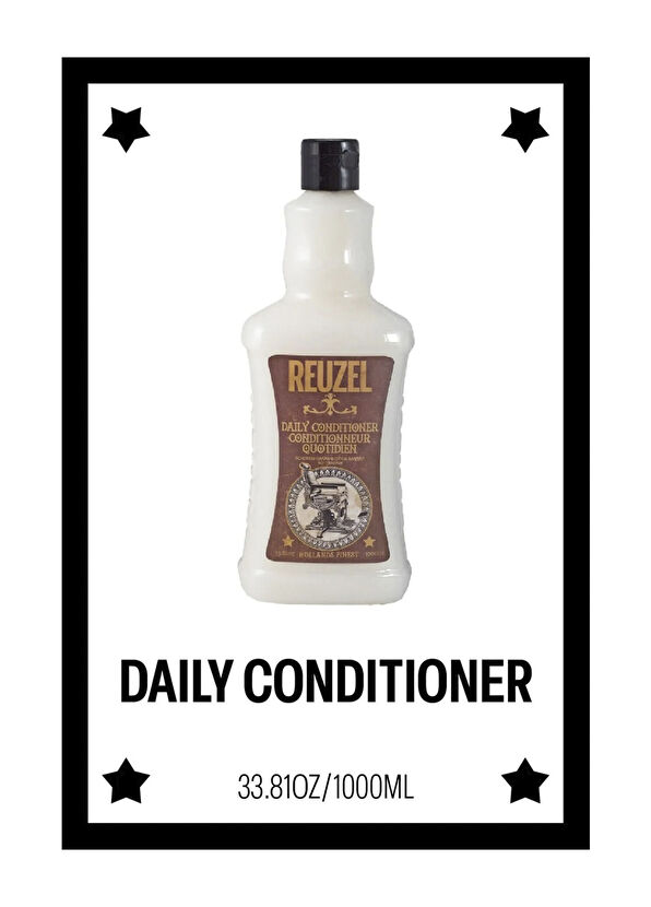 Reuzel Daily Shampoo 350 ml + Daily Conditioner 350 ml + Scrub Shampoo 350 ml Hair Care Set for Men - 3