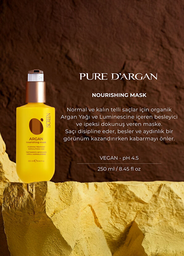 Screen Hair Care Argan Nourishing Nourishing Hair Mask 250 ml - 2