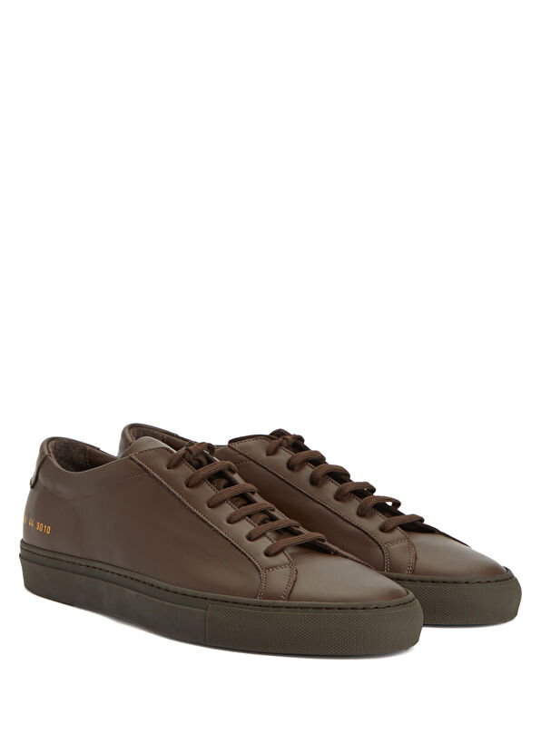 Common Projects Light Brown Men's Leather Sneakers - 2
