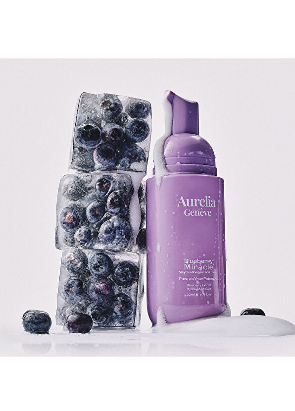 Aurelia Genève Blueberry Miracle Silkycloud Vegan Facial Foam - 2