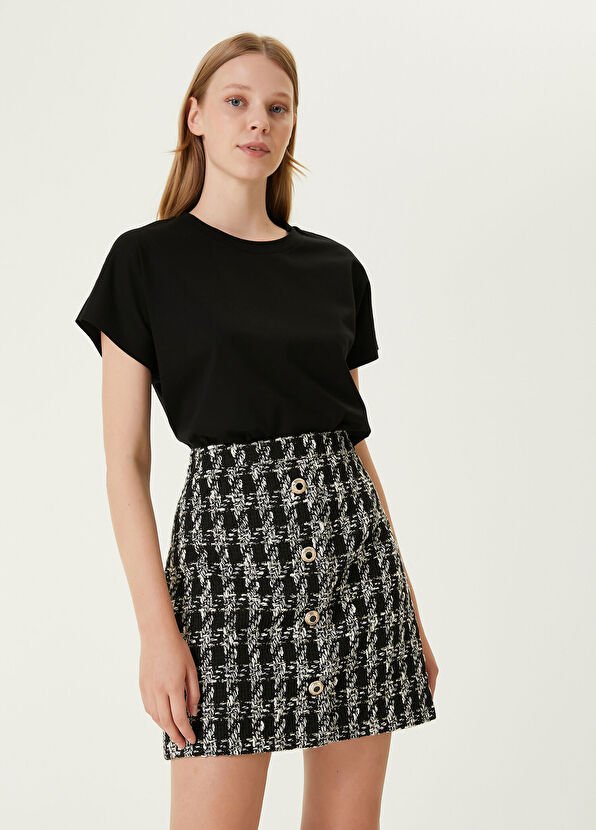 Beymen Club Black Crew Neck Seamless Basic T-shirt - 1