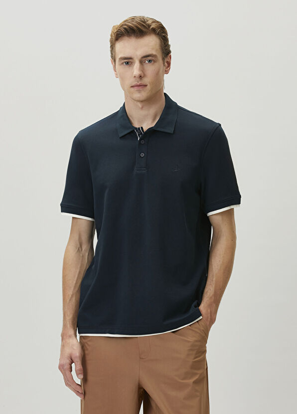 Beymen Club Lacivert Comfort Fit Garnili Polo T-shirt - 2