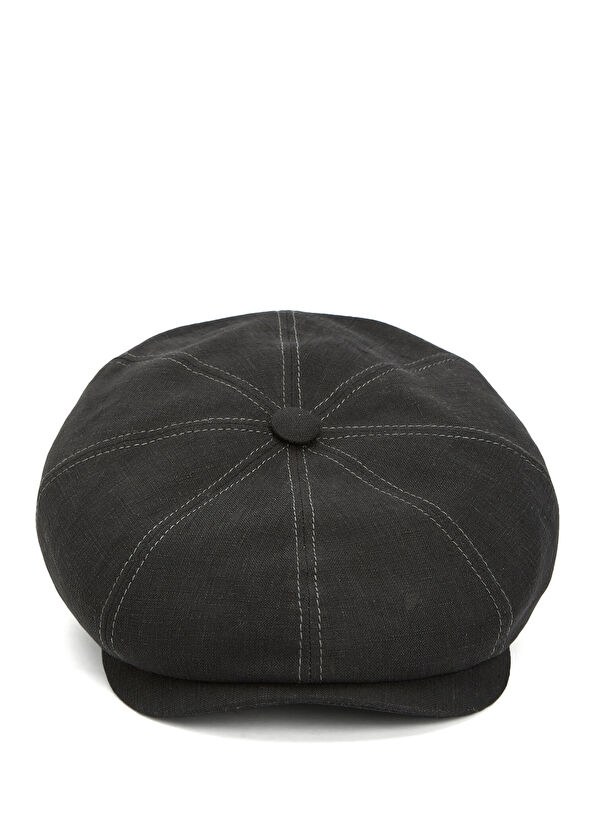 Stetson Hatteras Siyah Erkek Keten Şapka - 2