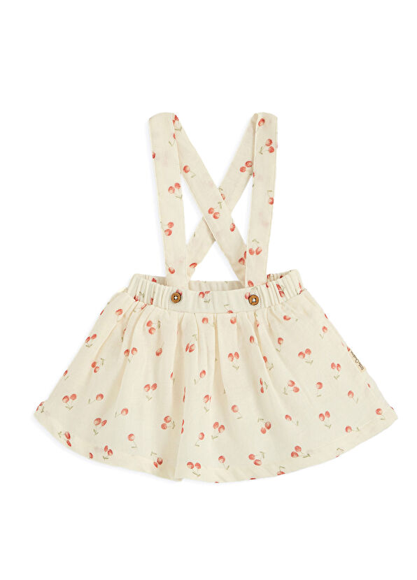 Chakra Cherry Boom Vanilla Baby Girl Strappy Skirt - 1