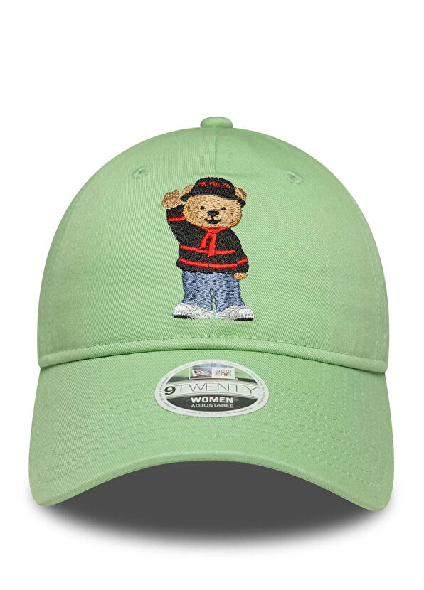New Era AC Milan Bear 9Twenty Yeşil Kadın Şapka - 2