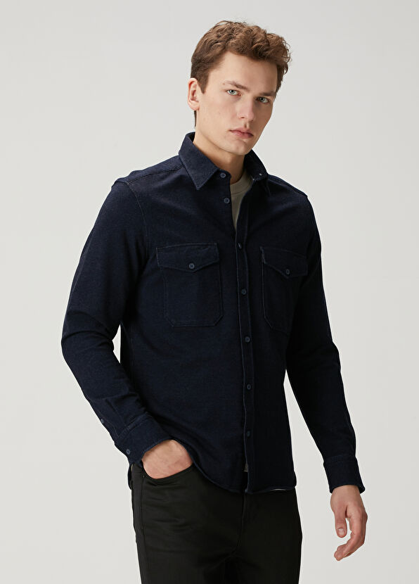 Beymen Club Comfort Fit Lacivert Gömlek - 2