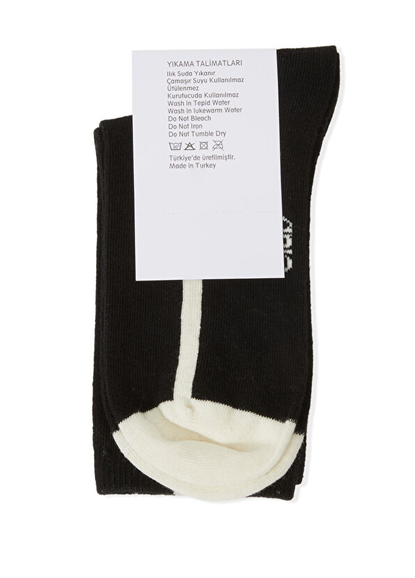 Beymen Club Siyah Çizgili Kadın Çorap - 2