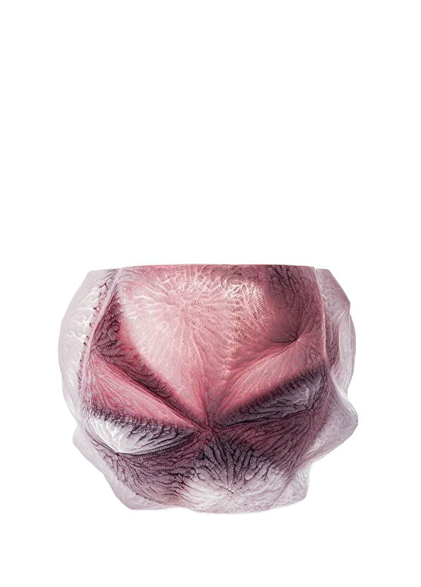 Beycam Geo Plum Glass Vase - 2