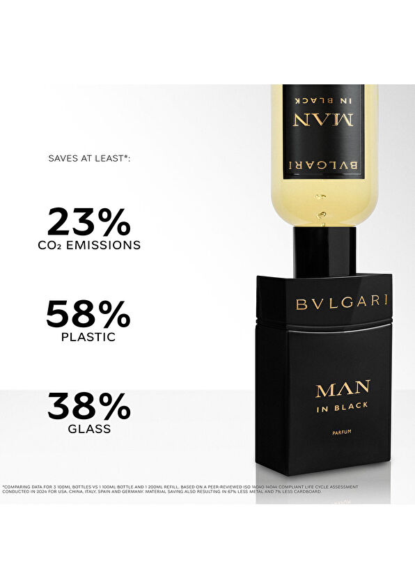 Bvlgari Man In Black Parfum Refill 200ml - 3