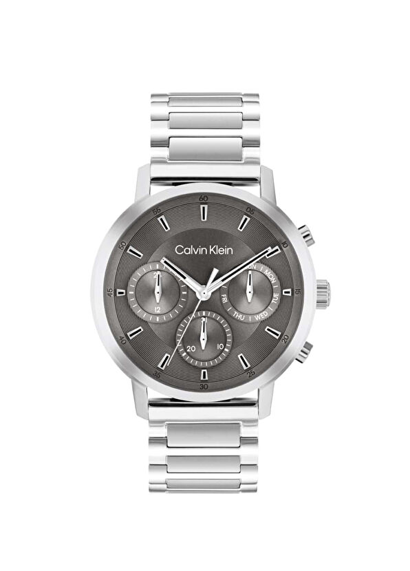Calvin Klein CK25200493 Metalik Gri Çelik Erkek Kol Saati - 1