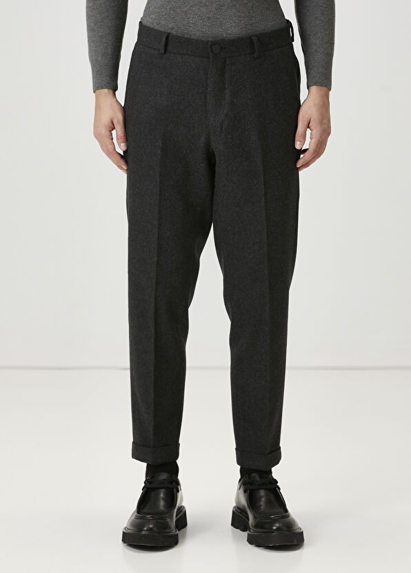 Beymen Club Antrasit Kaşe Yün Pantolon - 2