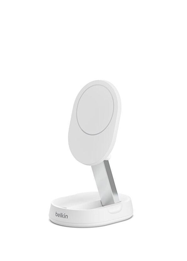 Belkin BoostCharge Pro MagSafe Qi2 Katlanabilir Beyaz Manyetik Kablosuz Şarj Cihazı 15W  - 1