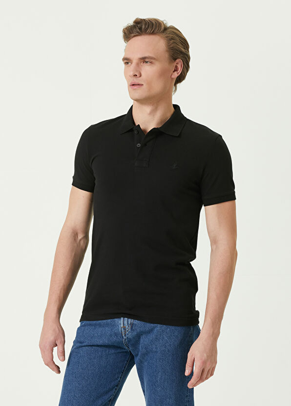 Beymen Club Slim Fit Siyah Polo Yaka T-shirt - 2