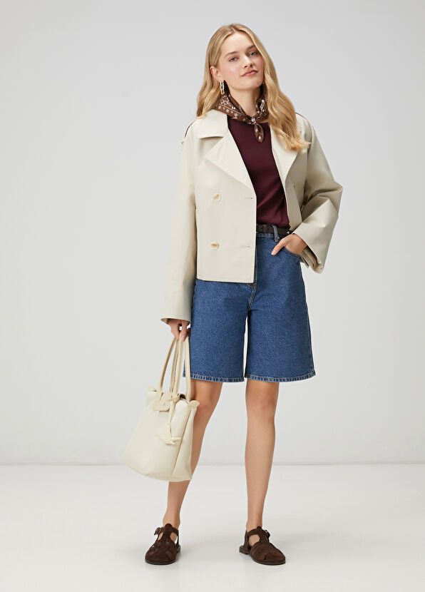 Beymen Club Blue Denim Bermuda - 1